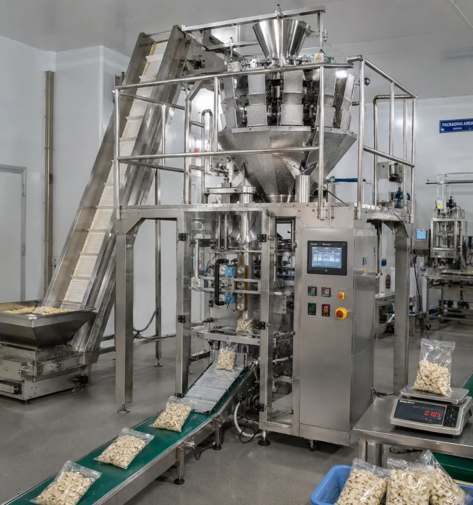 Automatic Dehydrated Garlic Packaging Machine