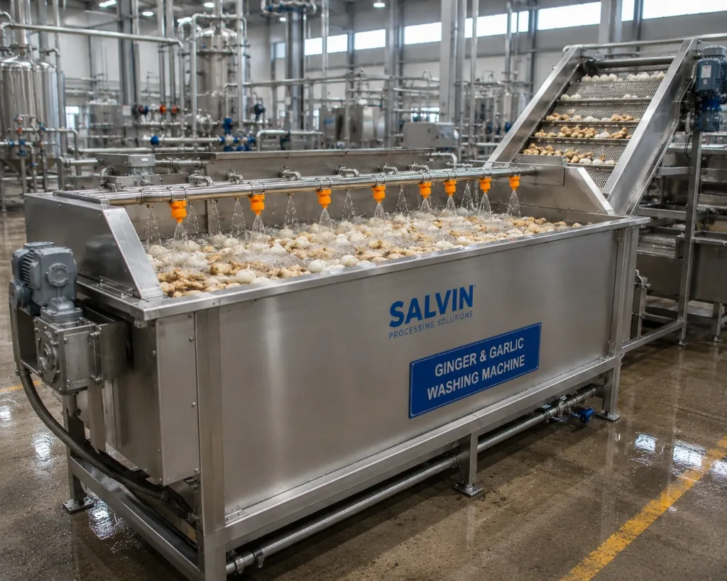 Ginger Garlic Paste Plant by Salvin Industries