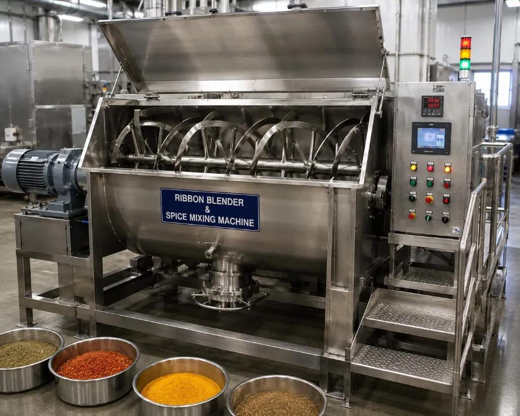 Fully Automatic Mixed Spice Plant Overview