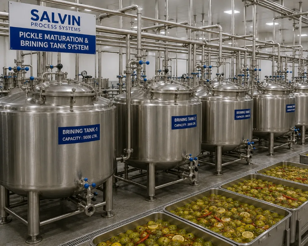 Pickle Maturation & Brining Tank System