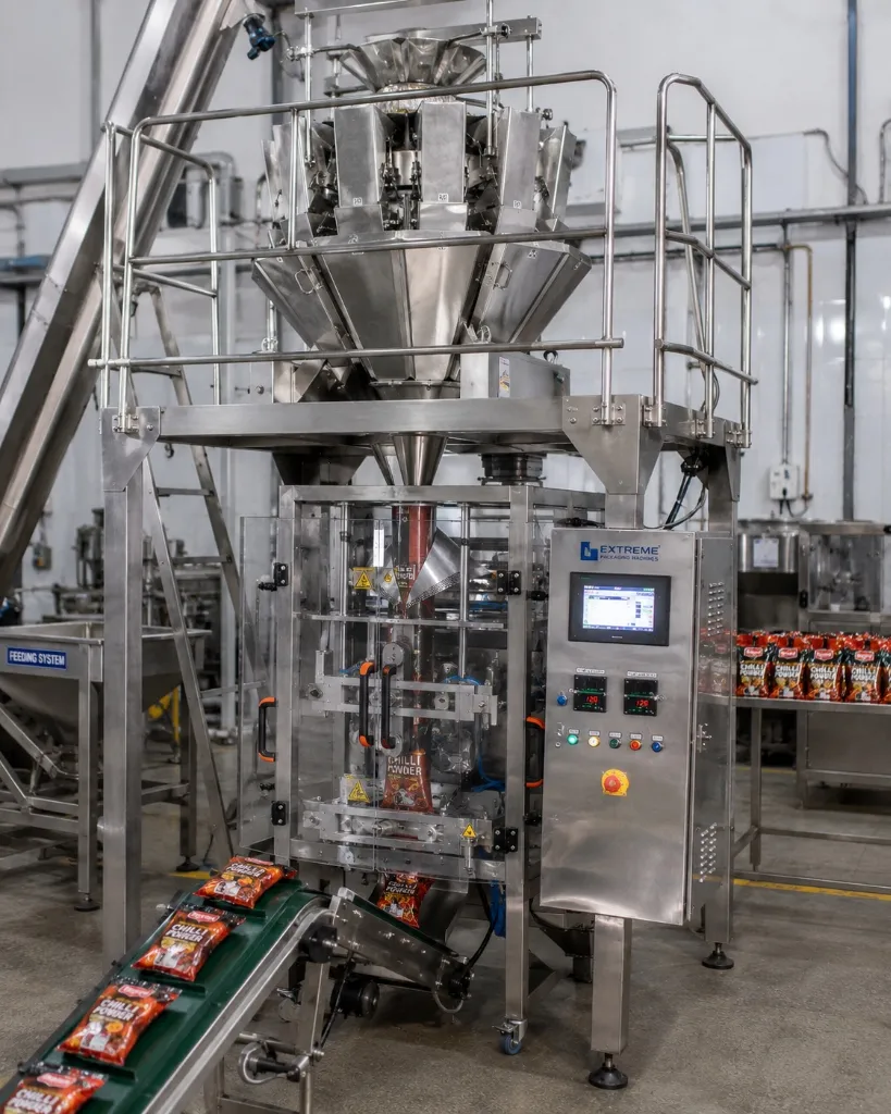 Automatic Pouch Packing