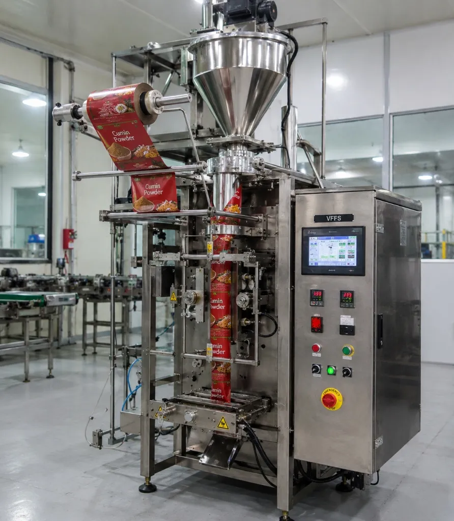 Fully Automatic Spice Packaging Line Overview