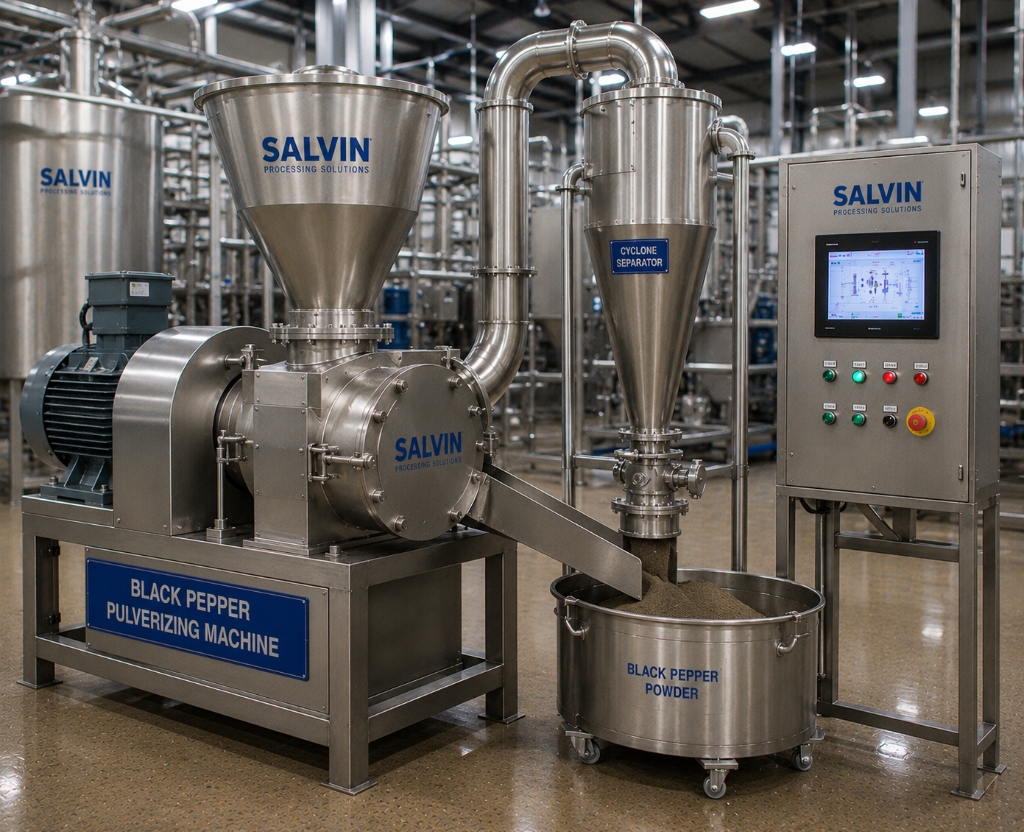 Black Pepper Pulverizing Machine