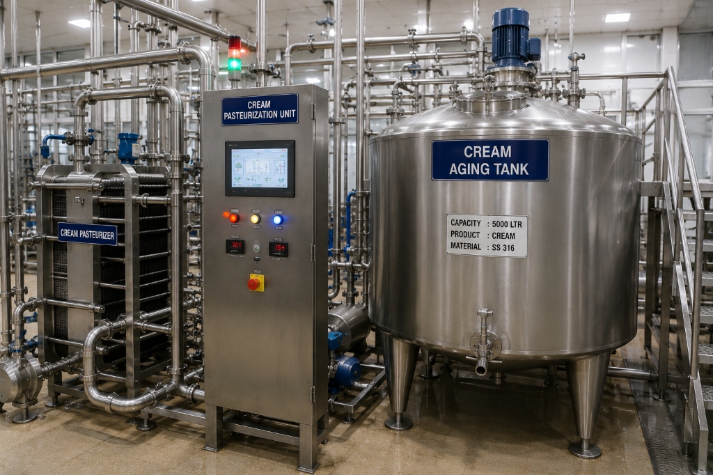 Cream Pasteurization & Aging
