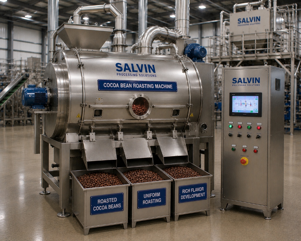 Cocoa Powder Processing System Plant