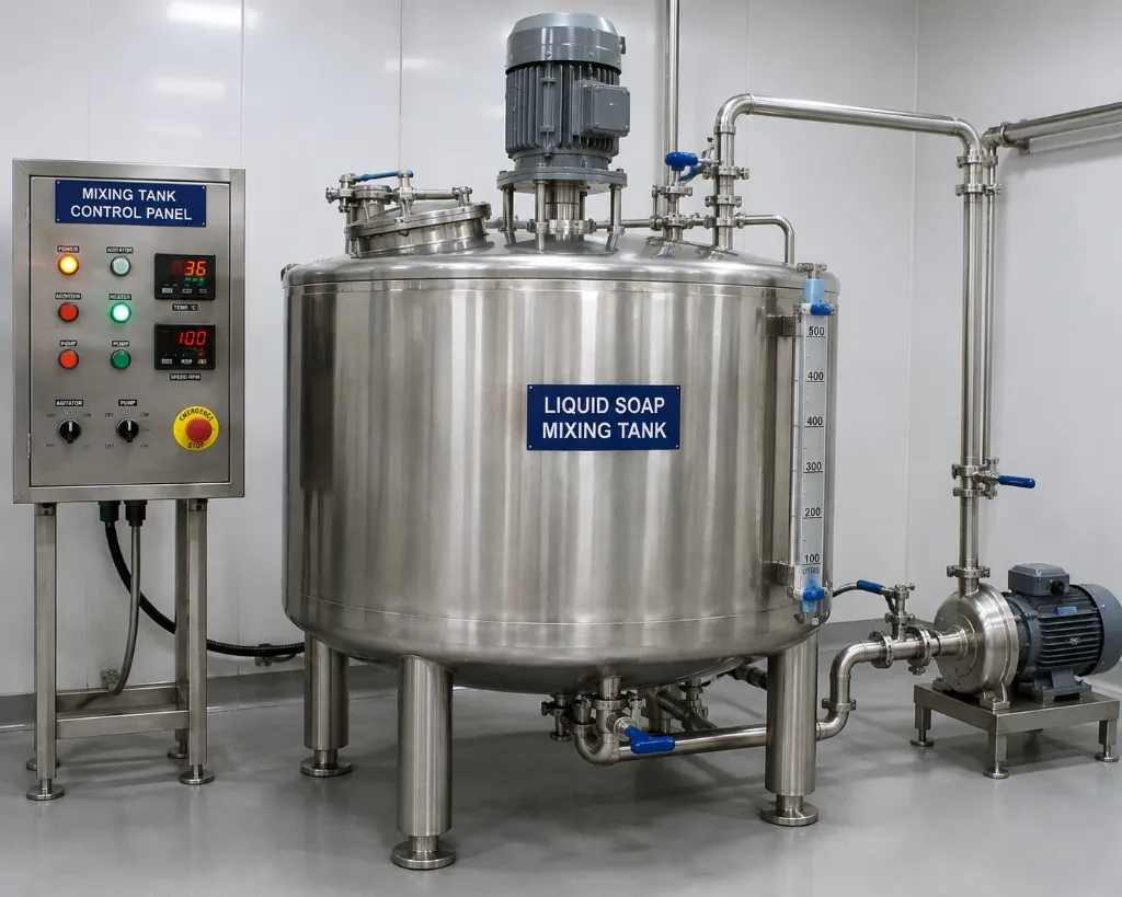 Liquid Soap Mixing Tank
