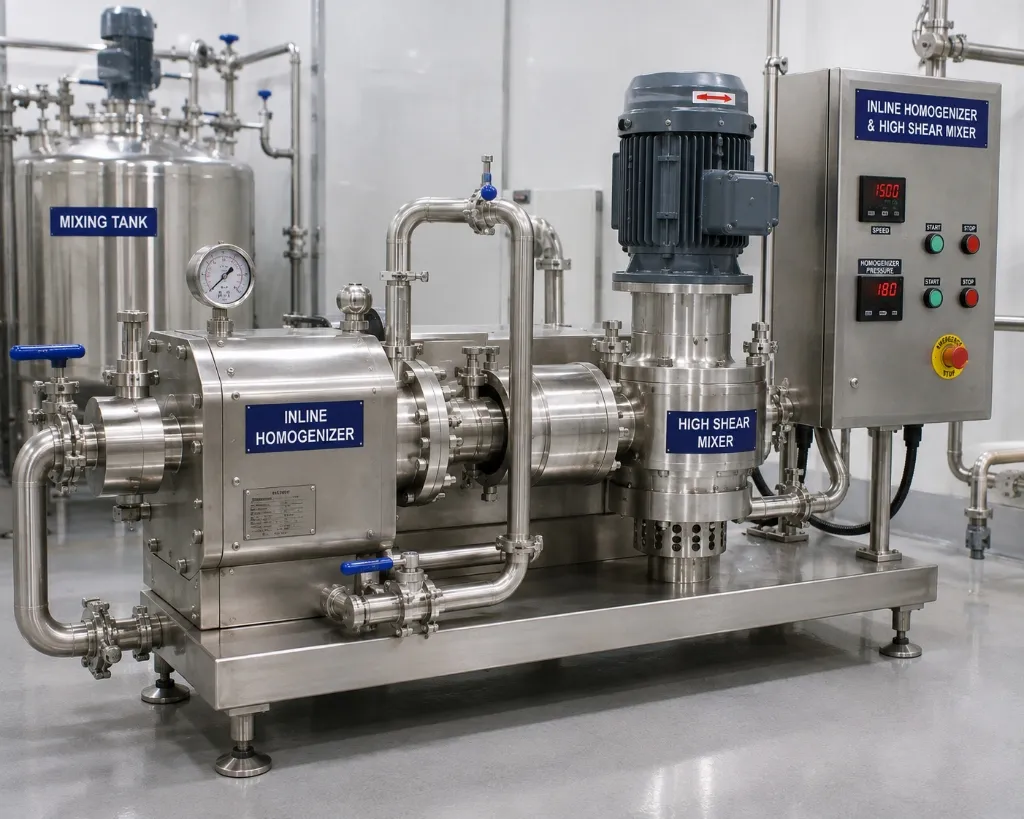 Inline Homogenizer & High Shear Mixer