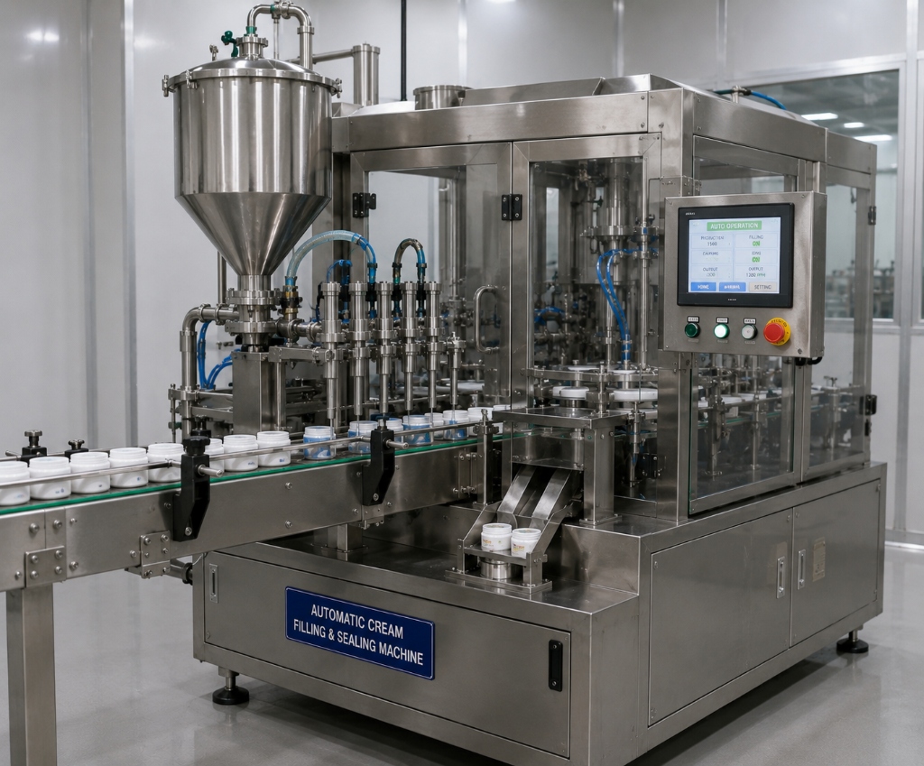 Automatic Cream Filling & Sealing Machine