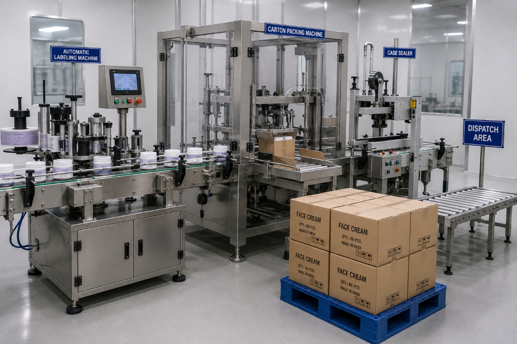Labeling & Carton Packing Line
