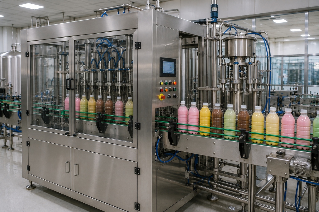 High-Speed Automatic Bottle Filling Line