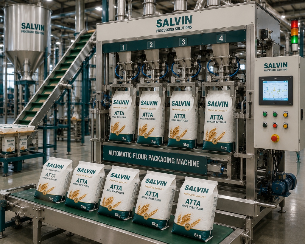 Industrial Flour Milling Plant by Salvin Industries