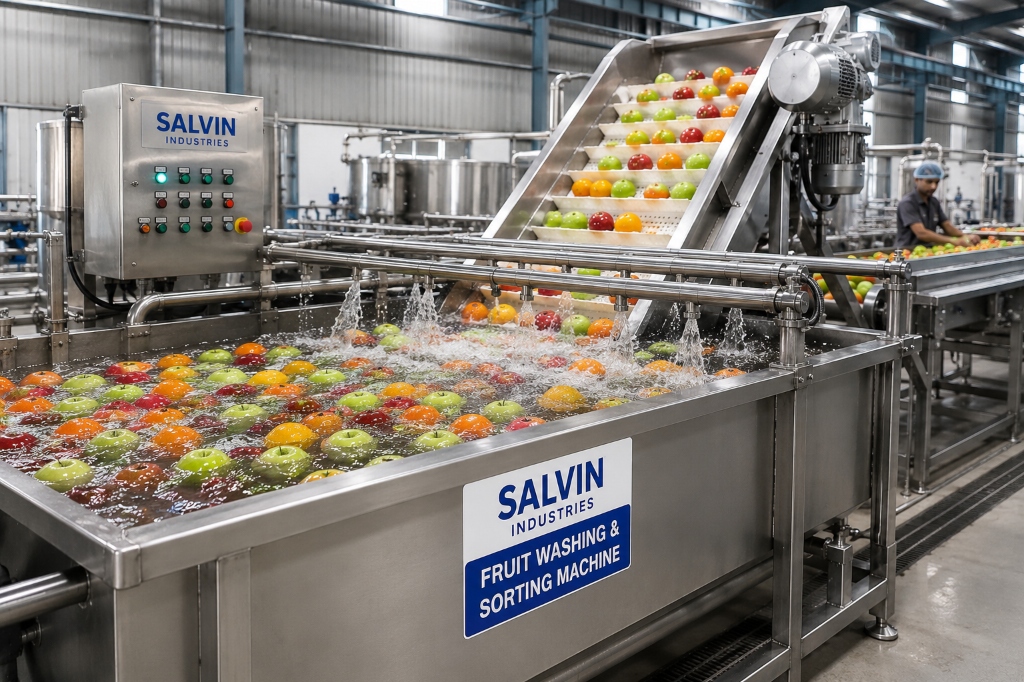 High-Capacity Washing & Sorting Machine