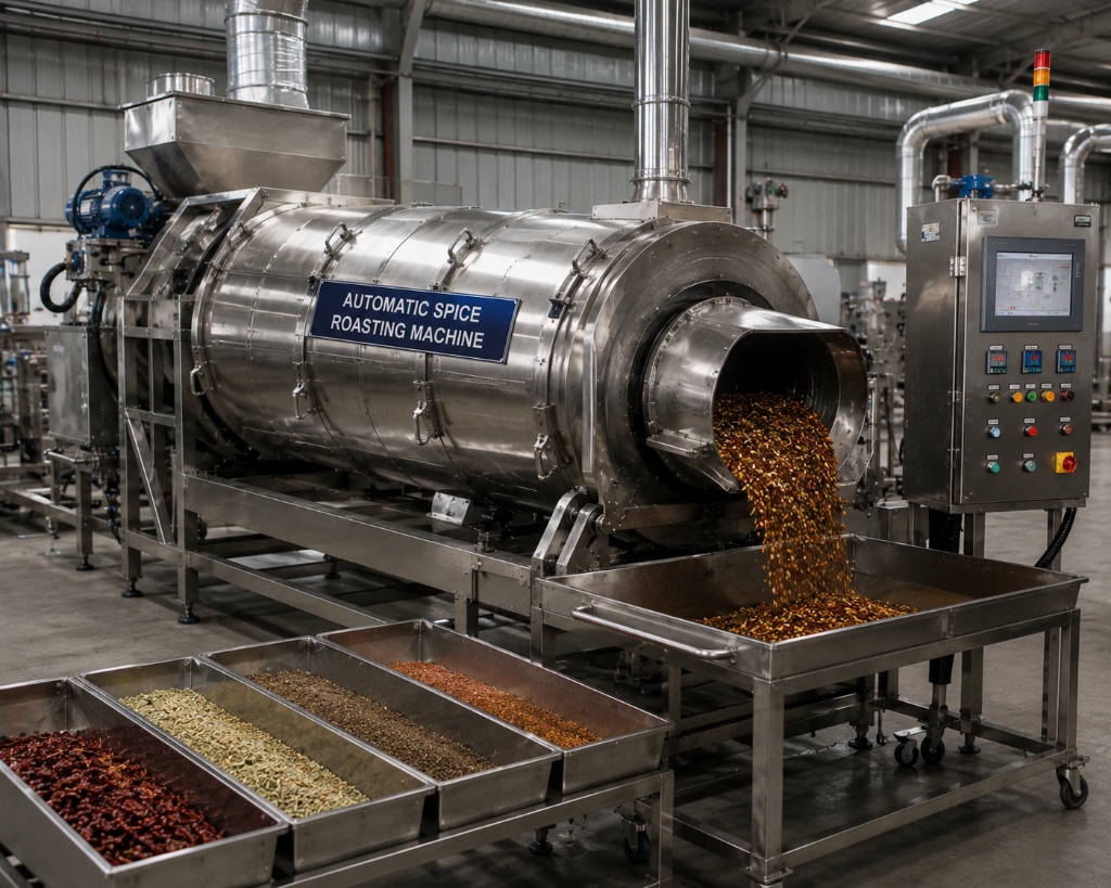 Fully Automated Garam Masala Processing Plant Overview