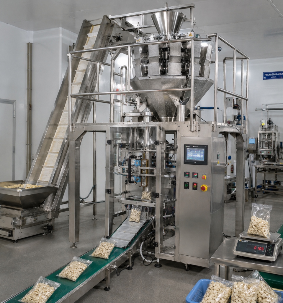 Automatic Dehydrated Garlic Packaging Machine