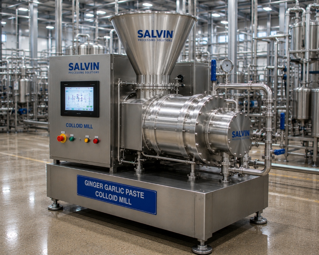 Ginger Garlic Colloid Mill