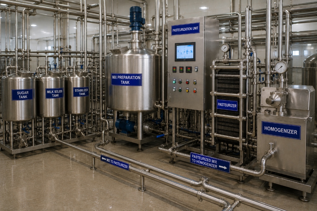 Mix Preparation & Pasteurization