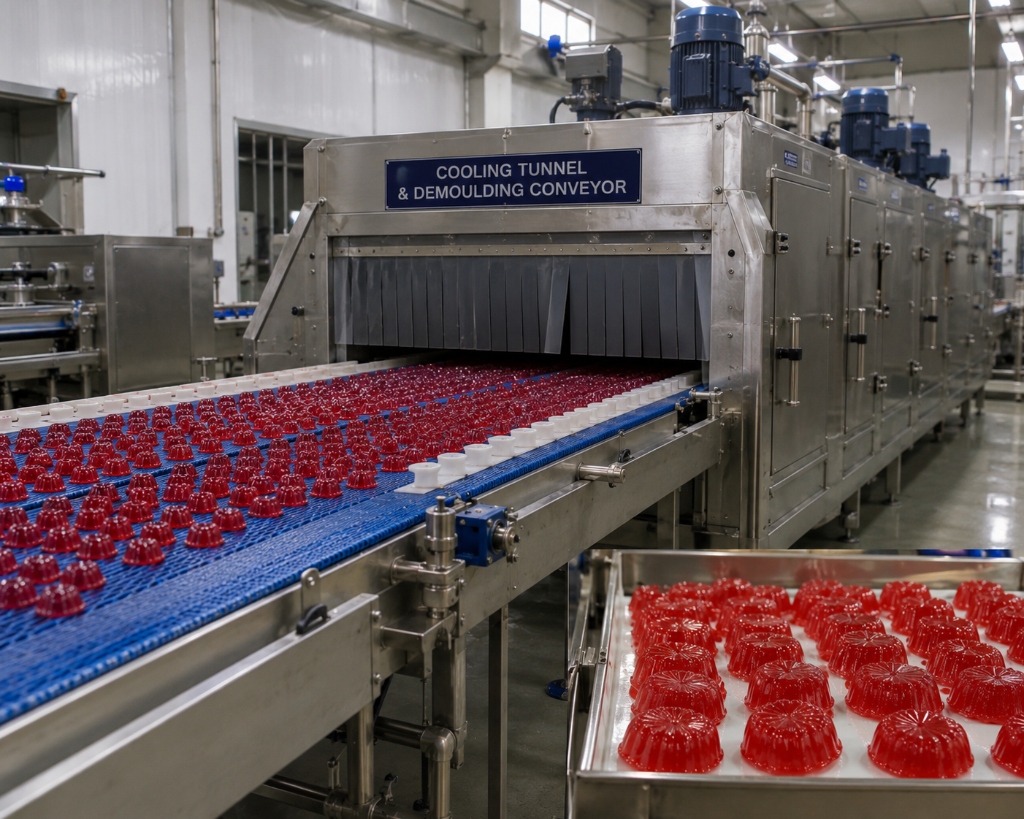 Cooling Tunnel & Demoulding Conveyor