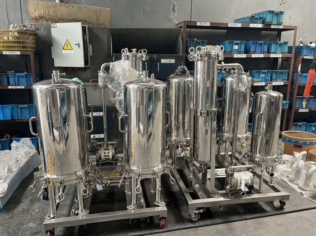 Industrial Multi-Stage Filtration Skid