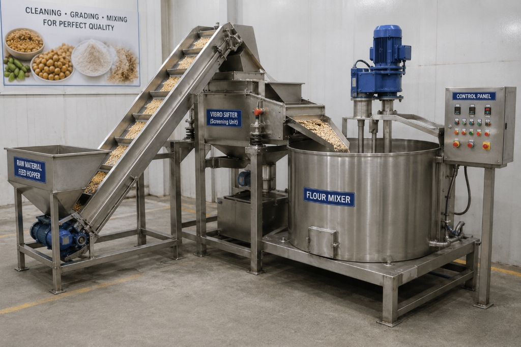 Fully Automated Namkeen Plant by Salvin Industries
