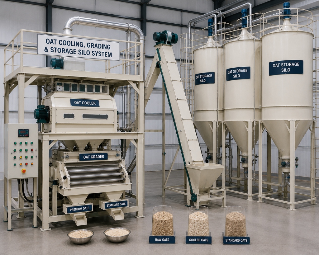 Oat Cooling, Grading & Storage Silo