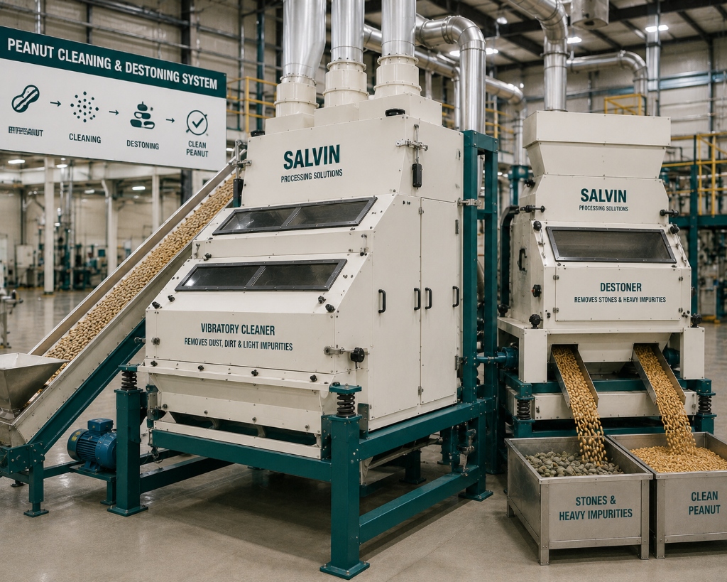 Peanut Cleaning & Destoning System