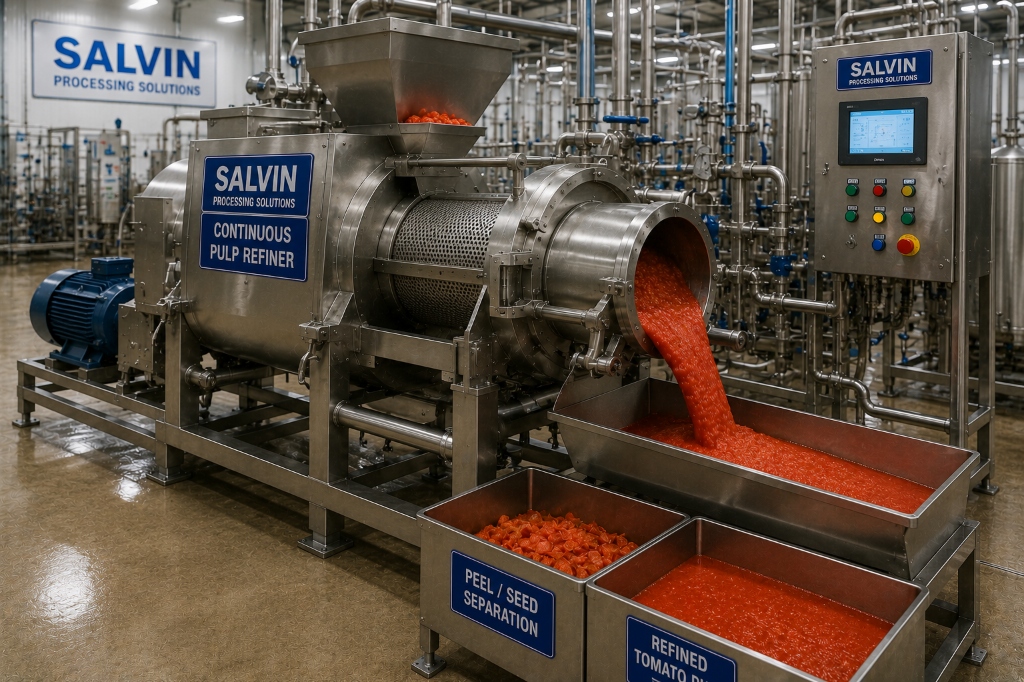 Continuous Pulp Refiner