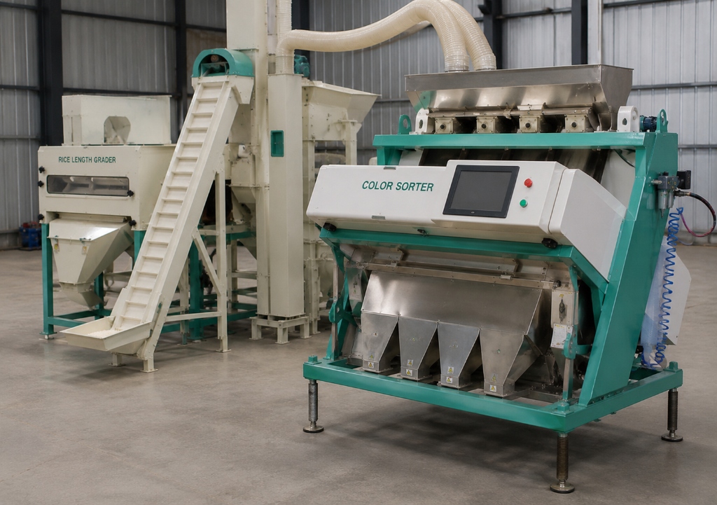 Rice Length Grader & Color Sorter