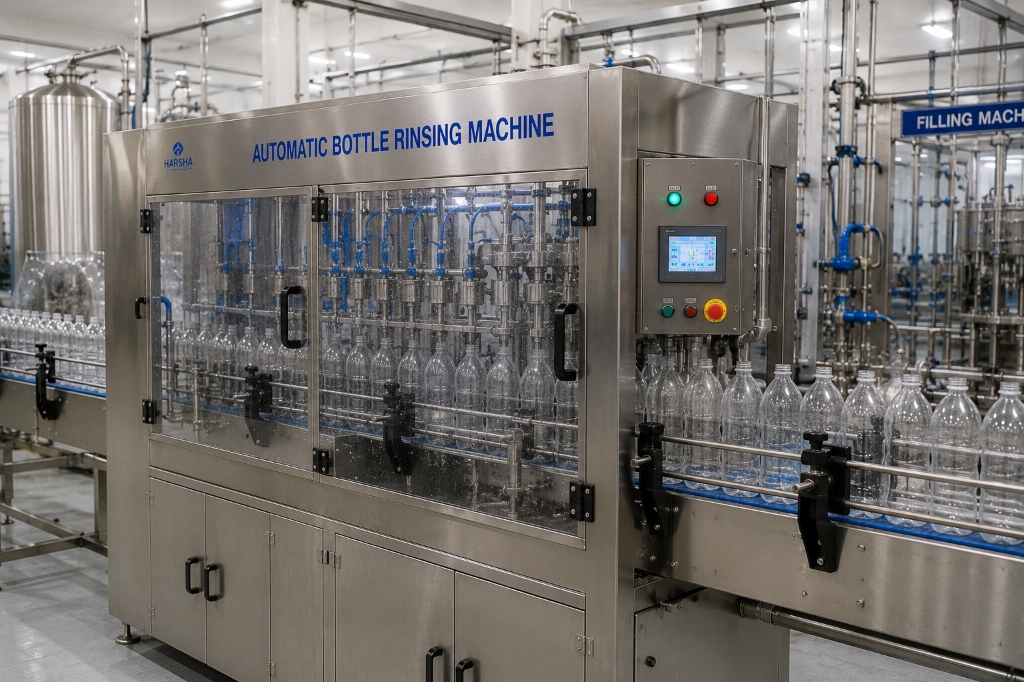 Automatic Bottle Rinsing Machine