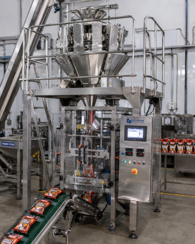 Automatic Pouch Packing