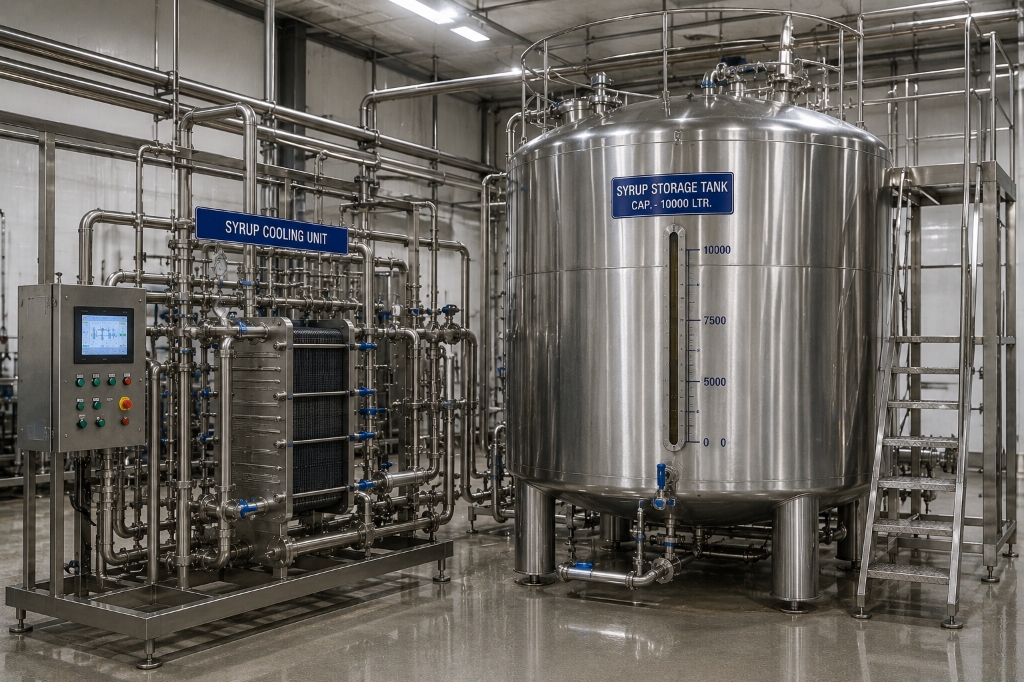 Syrup Cooling & Storage Tank