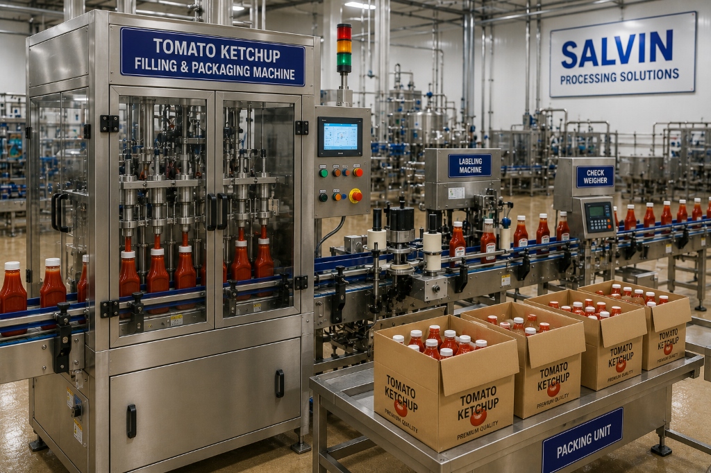 Tomato Ketchup Manufacturing Plant by Salvin Industries