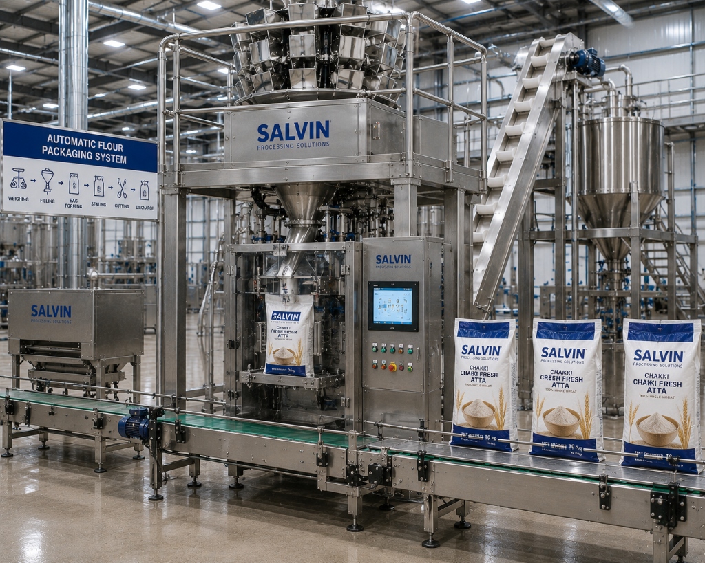 Wheat Flour Processing Plant by Salvin Industries